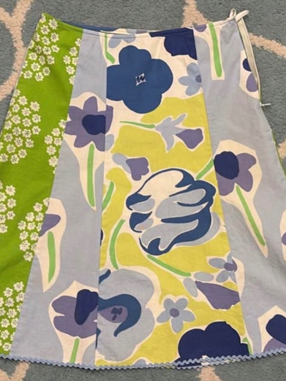 MARIMEKKO Floral Summer skirt, Cotton, Size 4